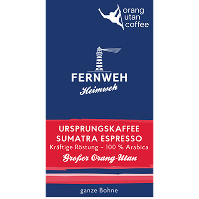 Großer Orang-Utan
URSPRUNGSKAFFEE SUMATRA ESPRESSO